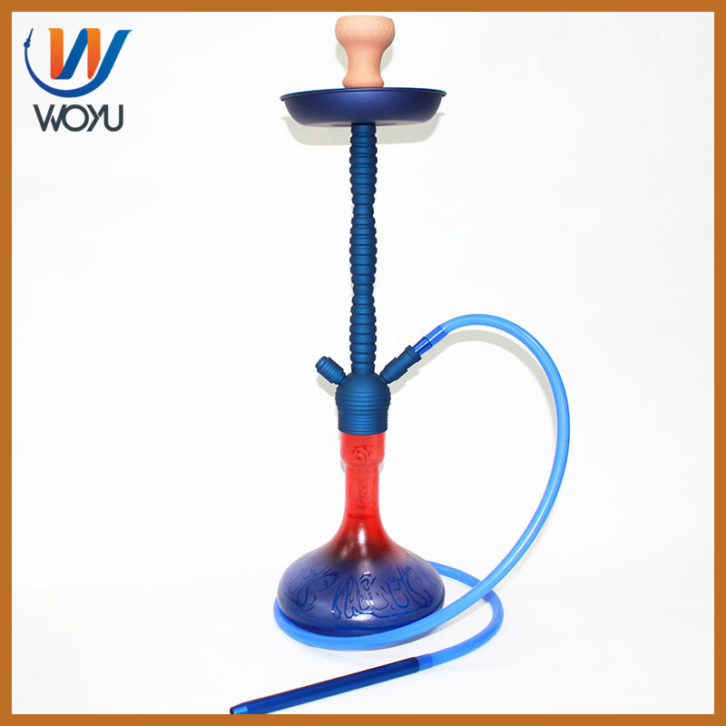 Single Pipe Shisha Tabacco Glass Bottle Hookah