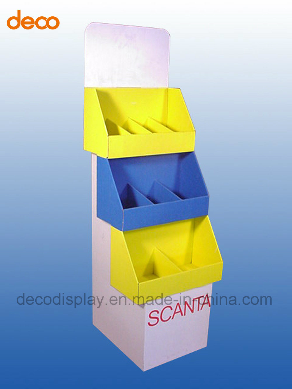 Pop up Cardboard Paper Display Rack