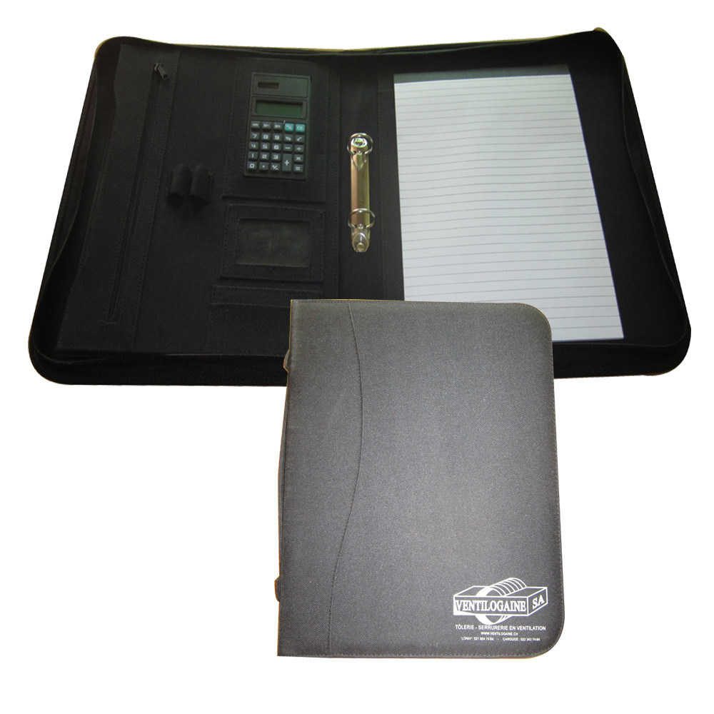 Personalized Nylon Brifecase Padfolio with Handle