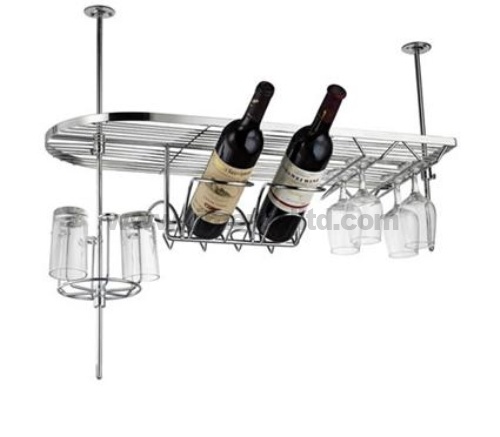 Iron Wire Wine Stand Rack No. Wr008