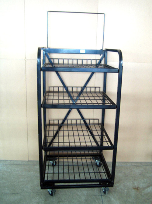 Wire Shelf Display Rack Floor Display Stand