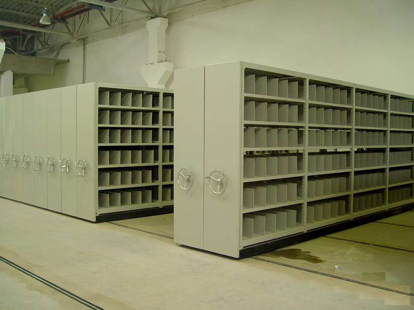 Steel Library Mobile Shelving