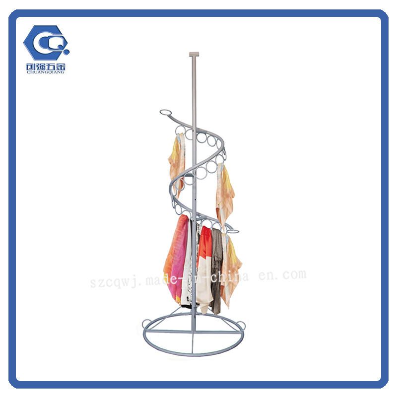 Retail Promotional Rotation Scarf Display Rack