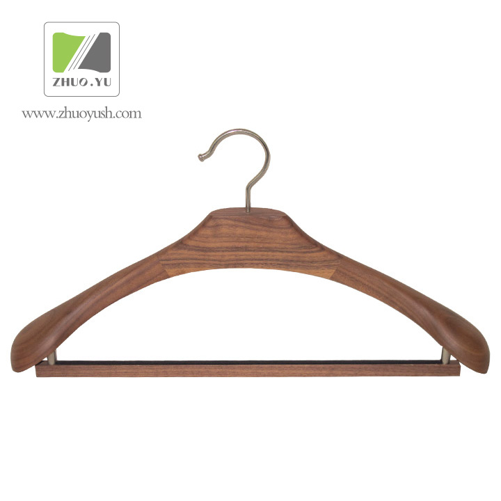 Branded and Designed Luxury Wood Clothes Hanger for Suit