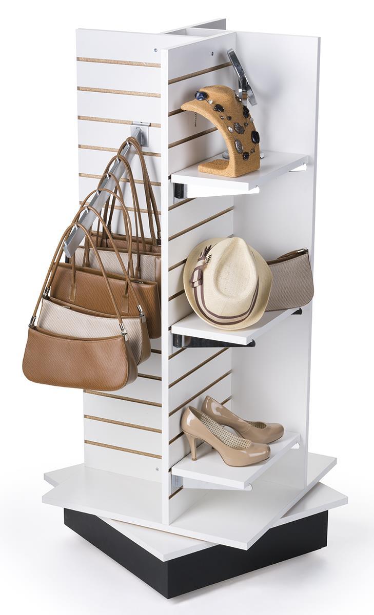 Slatwall Floor Display Garment Gondola Shelf