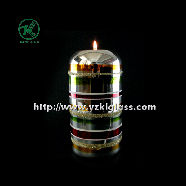 Single Color Glass Candle Cup (DIA7.5*15)