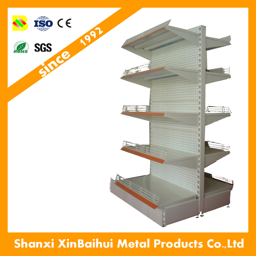 Supermarket Display Rack Heavy Duty Gondola Shelf