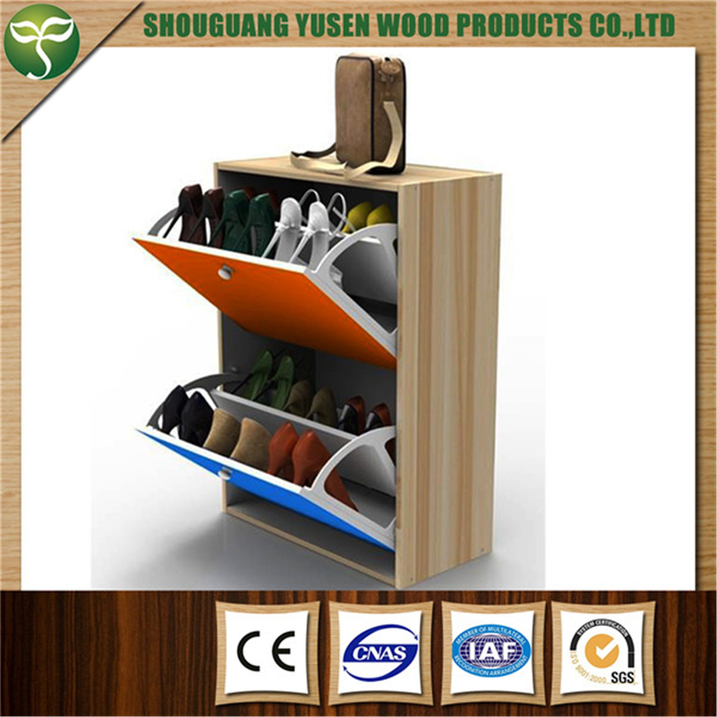 Hot Sellinig Beautiful Mix Color Shoe Cabinet