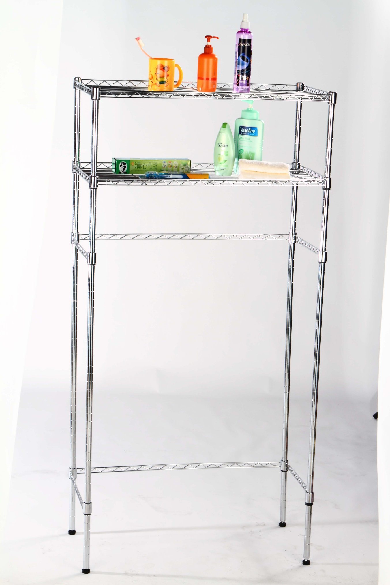 Metal Wire Rack Toilet or Bathroom Shelf