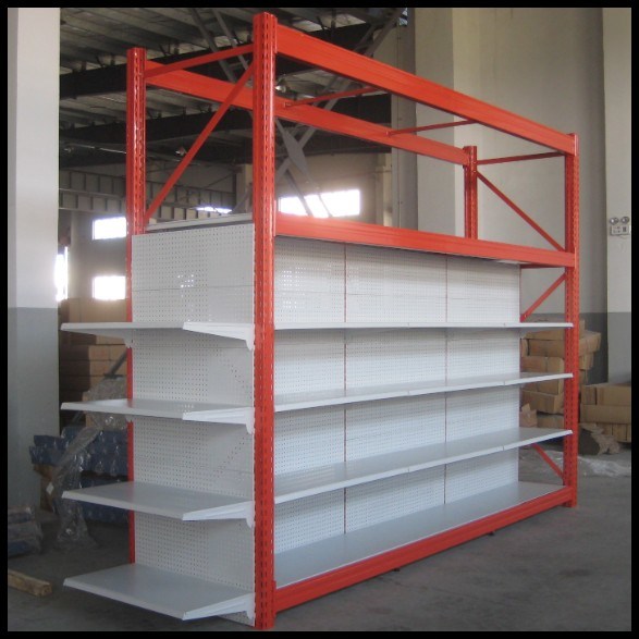 Supermarket Equipment for display Shelf and Storage Rack Combination