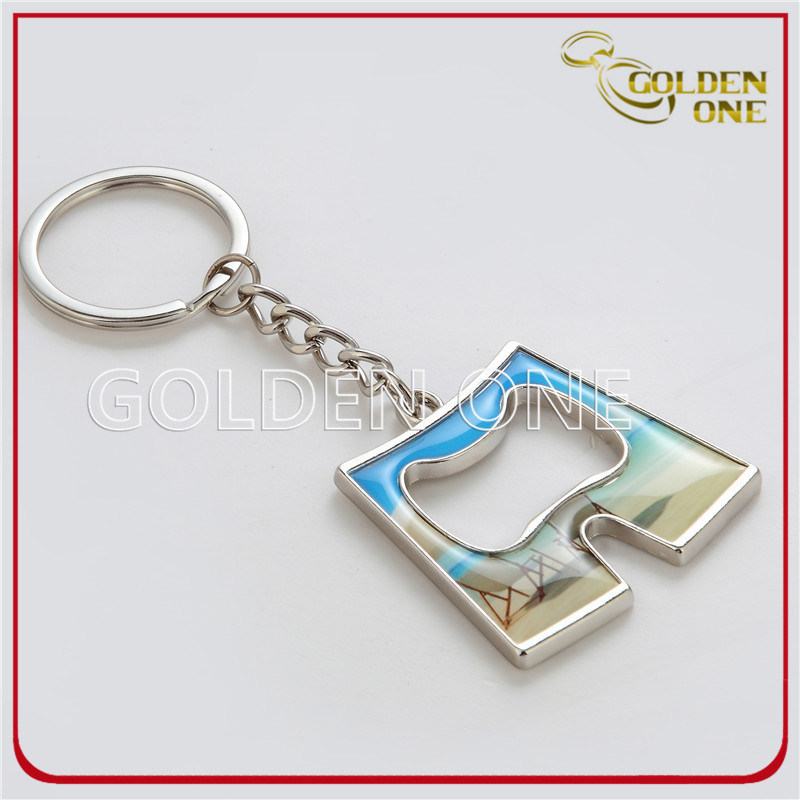 Fancy Design Beach Pants Printed Metal Keychain with Bottle Opener