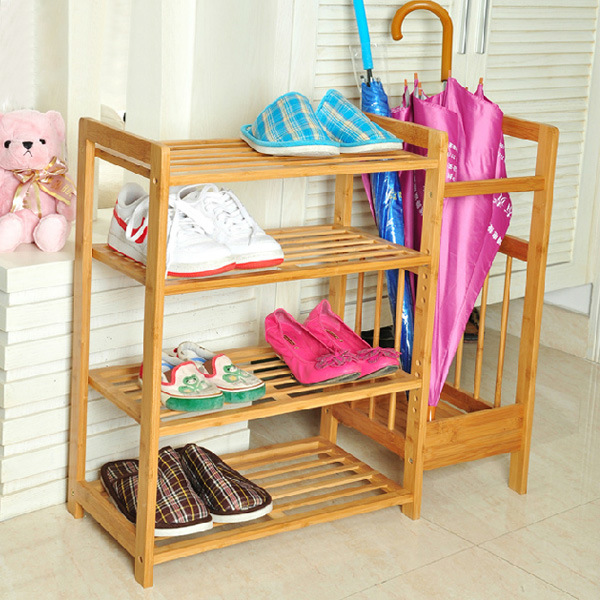 Cheap Over Door Bamboo Shoes Storage Rack