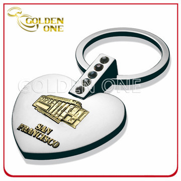 Custom 3D Relief Logo Souvenir Gift Metal Key Chain