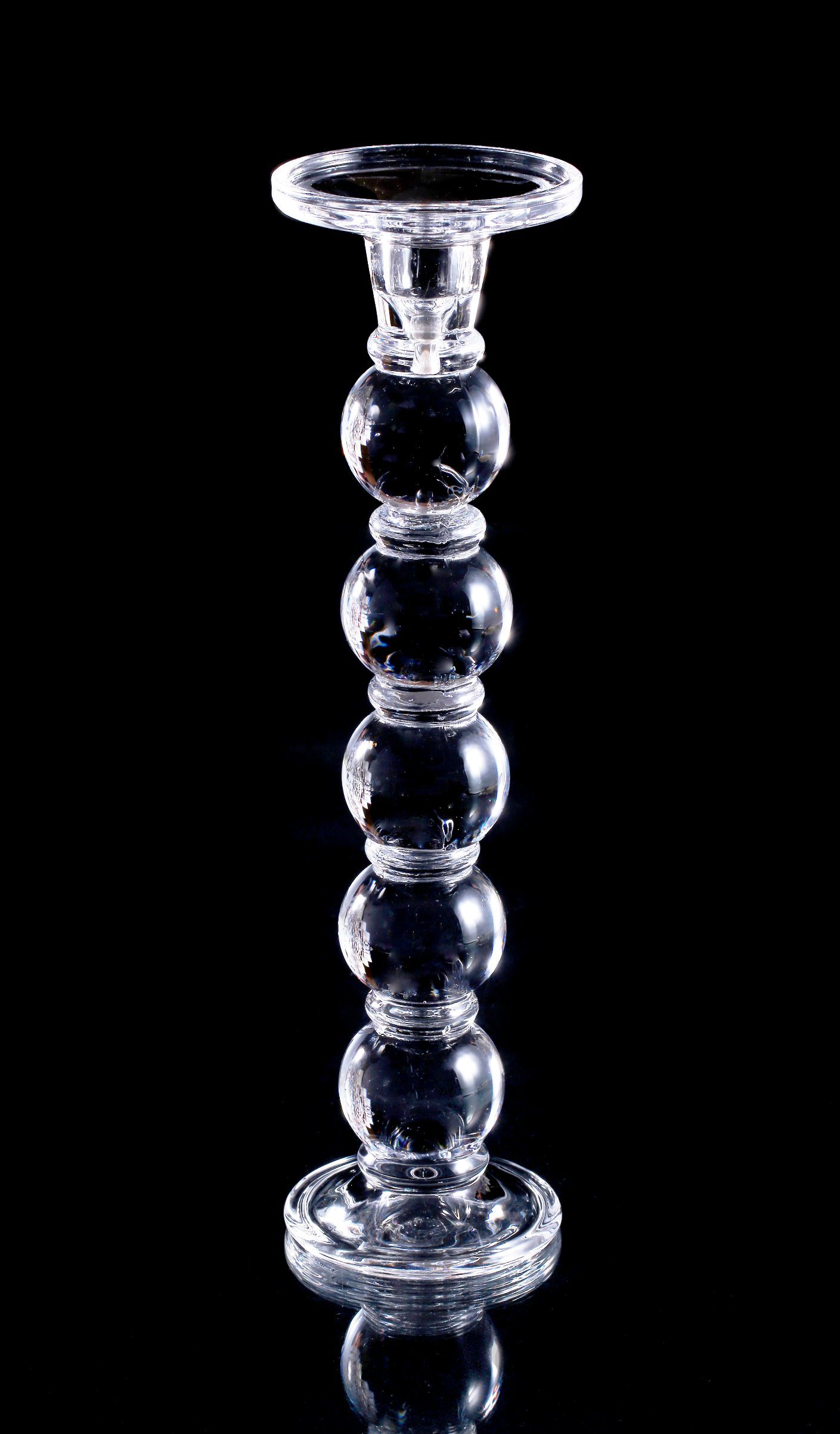 Five Crystal Balls Candleholder