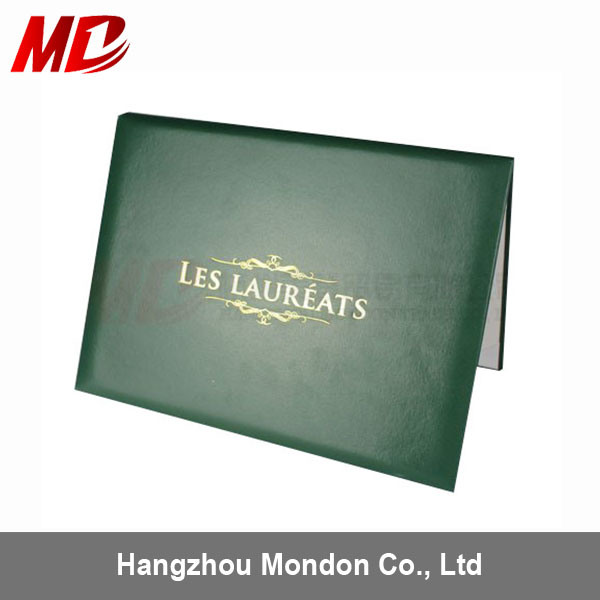 Customized PU Diploma Folder for Graduation Ceremony