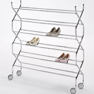 Criss Cross Six Tiers Shoe Rack with CE (G-SR04)