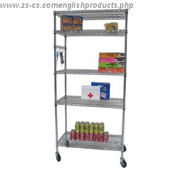 Commercial Adjustable Chrome Metal Wire Rack Shelf Shelving Unit