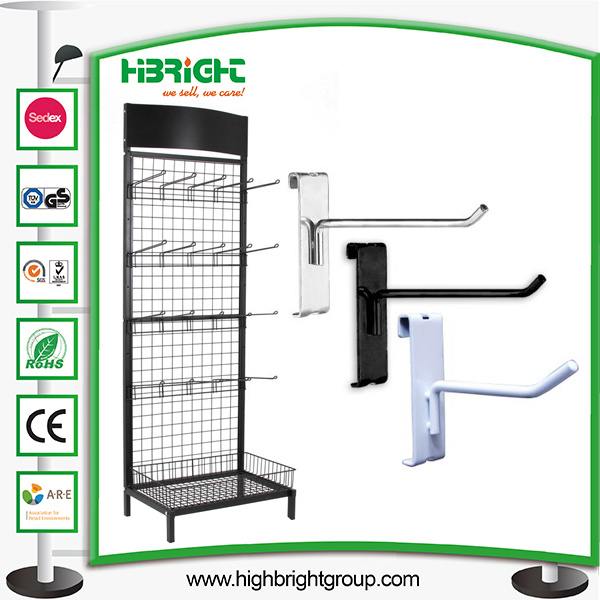 Metal Gridwall Display Hooks for Gridwall Display Racks