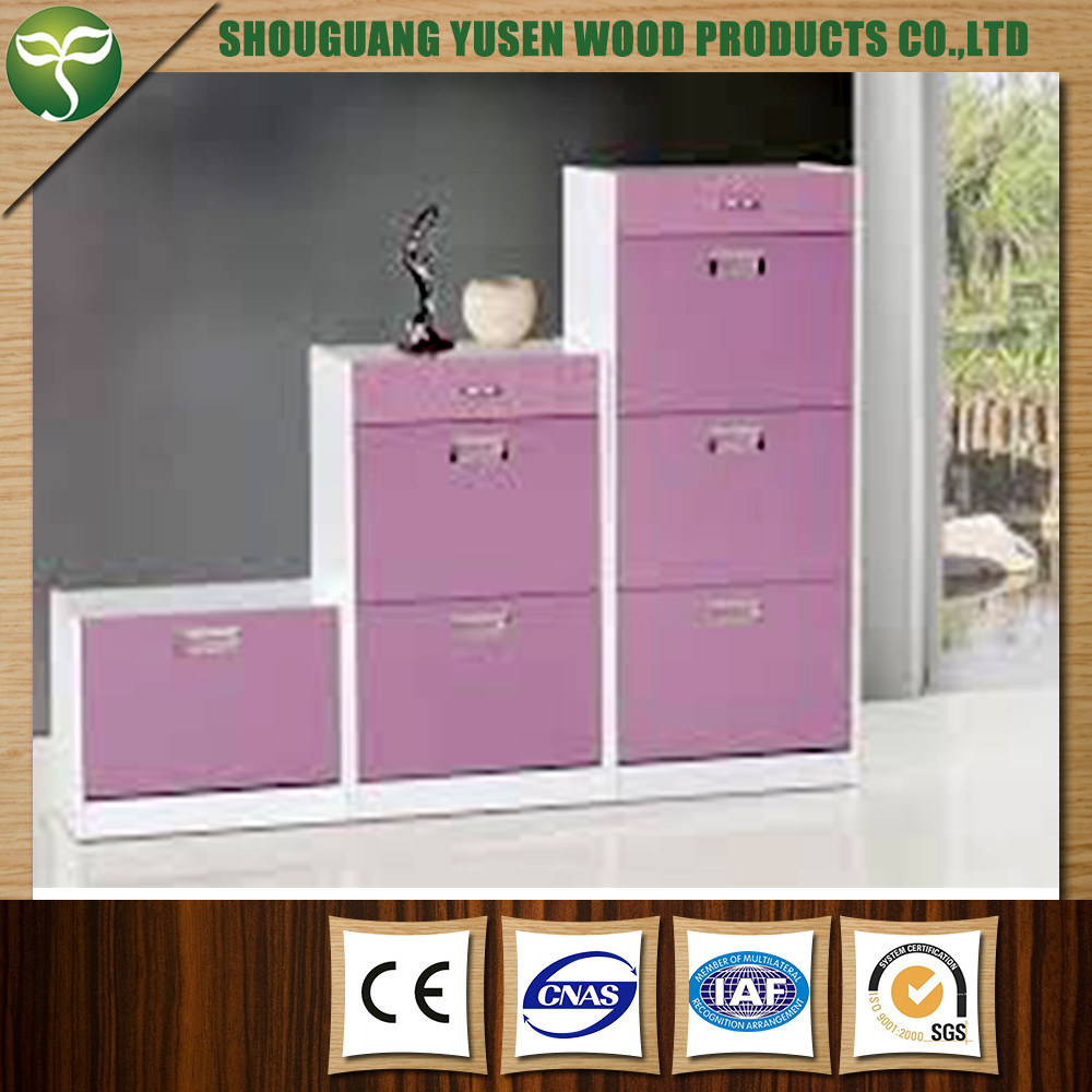 Factory Provide Three Doors Shoe Cabinet