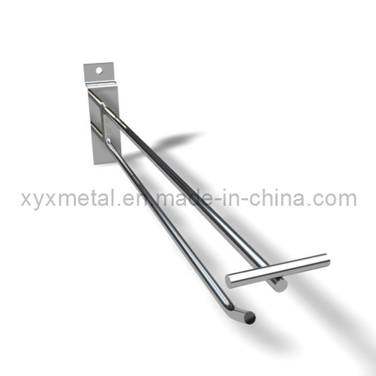 Scanning Holder for Supermarket Shelf Metal Slatwall Pegboard Hooks