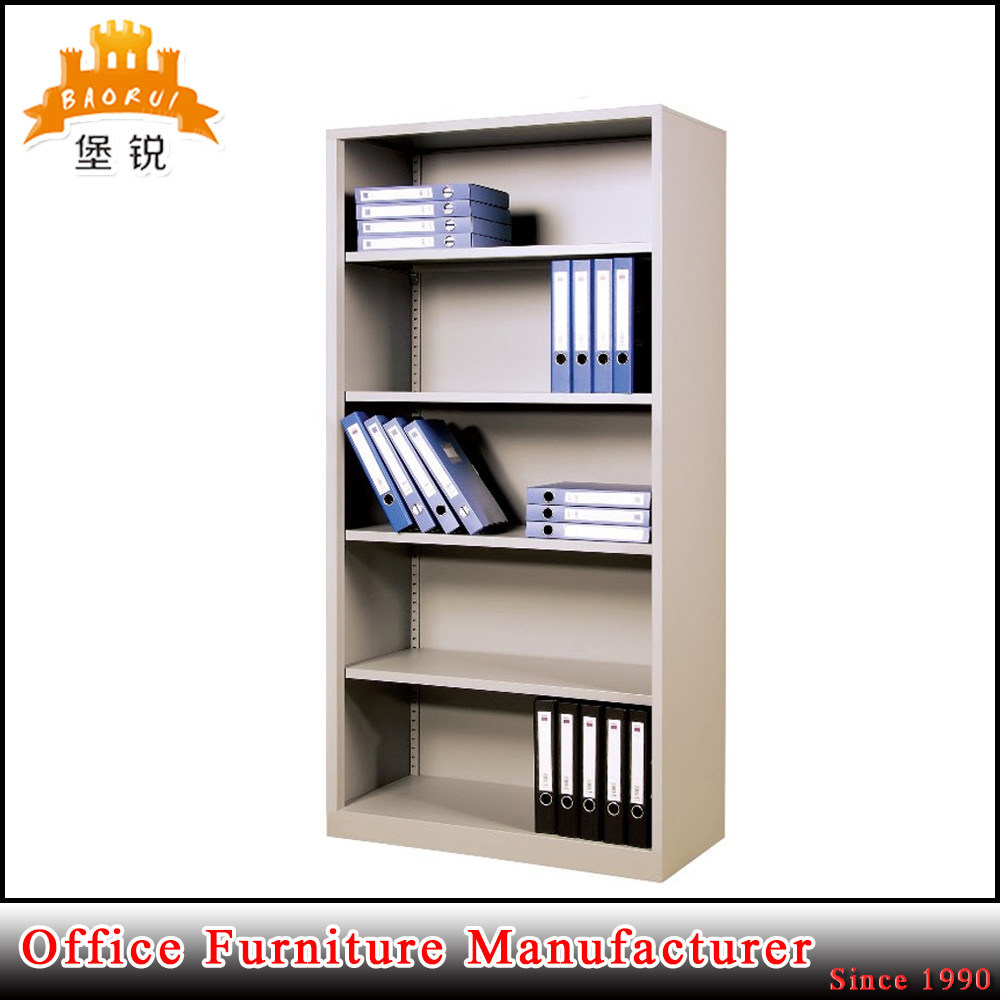 Steel Library Books Display Stand Cupboard Metal Rack Magazine Shelf