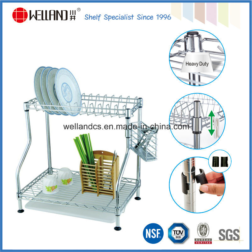 Adjustable Steel Kitchen Dish Holder Rack China Supplier