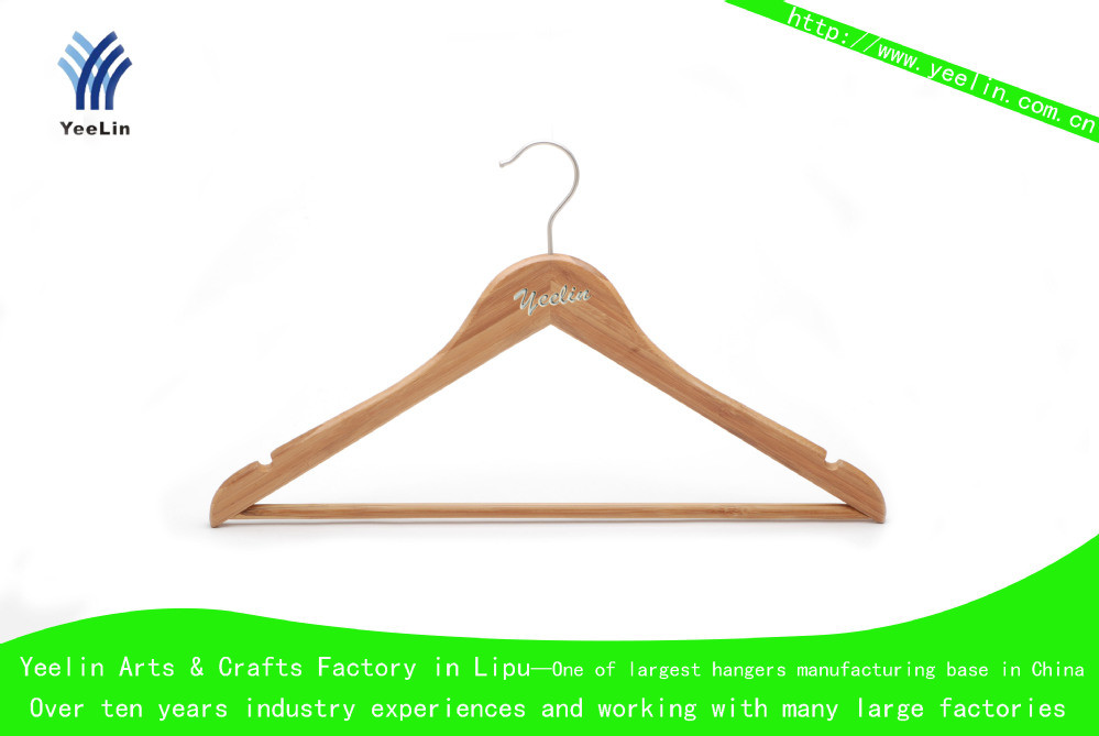 Bamboo Laundry Hanger for Clothes Shop, Bamboo Hanger, Laundry Hanger