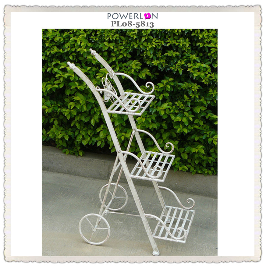 Outdoor Decorative Classic Wrought Iron Conner Shelf (pl08-5813)