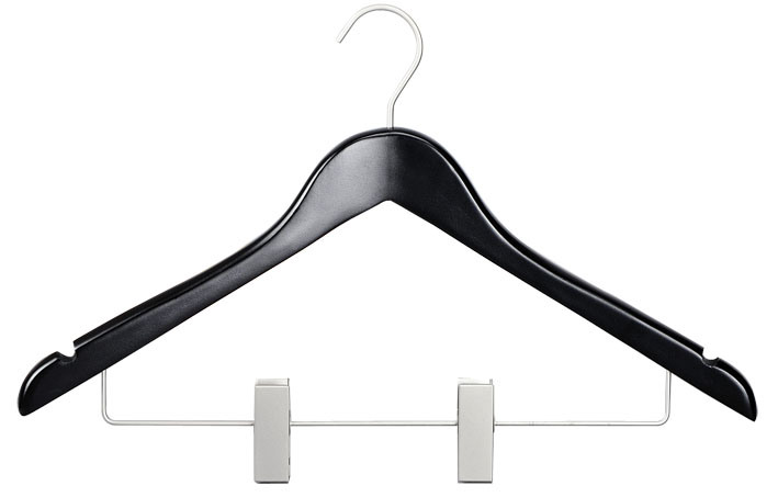 Hotel Guestroom Female Hangers with Two Clips