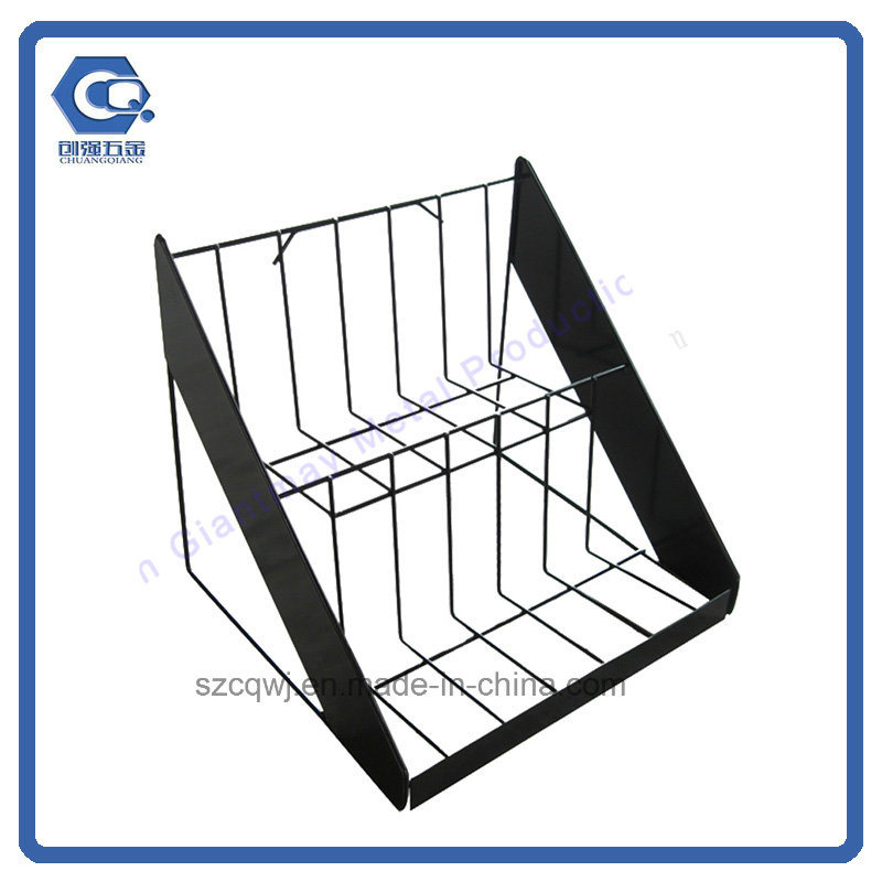 Custom Countertop Metal Condom Retail Display Rack with Logo