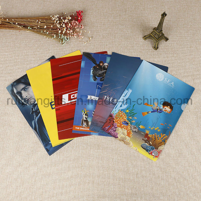 Custom Plastic Document Folder, A4 Promotional Document Holder