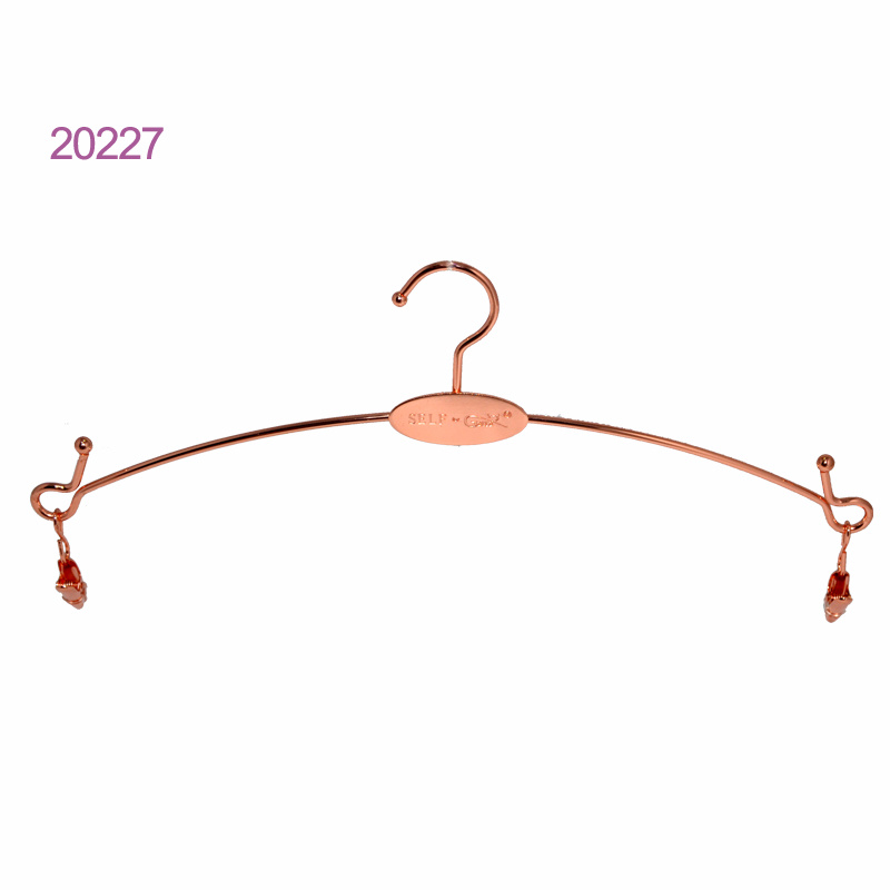 High Quality Women's Metal Rose Gold Underwear Hangers