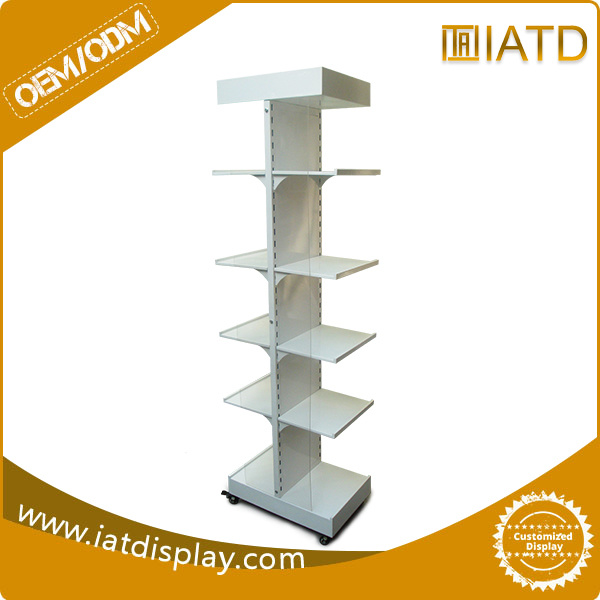 Powder Coating Floor Metal Display Rack with Competitive Price