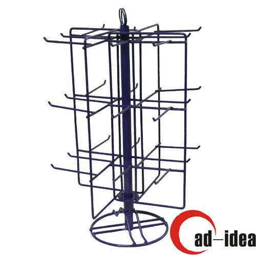 Portable Rotating Table-Top Three Tier Wire Counter Display Rack