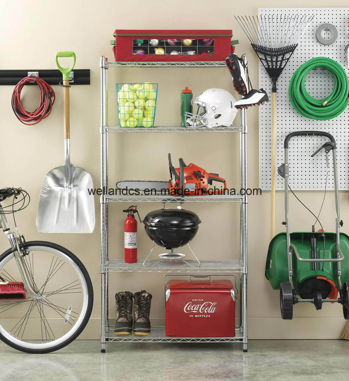 Wholesale Metal Wire Garage Storage Shelving Units