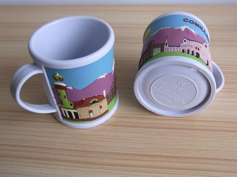 3D PVC Cup Mug with Embossed Logo (ASNY-PM-TM-111)