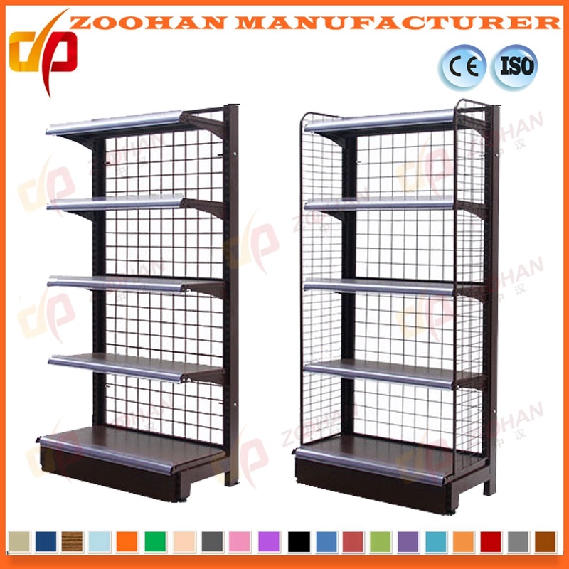 Supermarket Wall Wire Shelves Storage Store Display Fixtures Shelving (Zhs390)