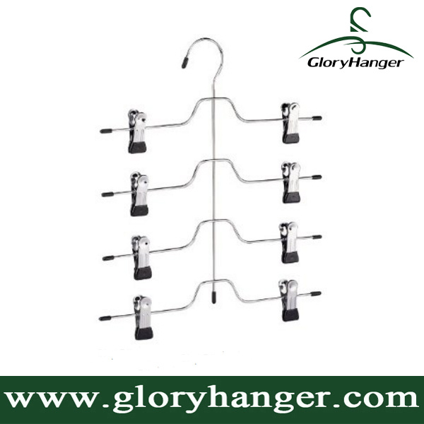 4 Tier Metal Trouser/Skirt Hanger