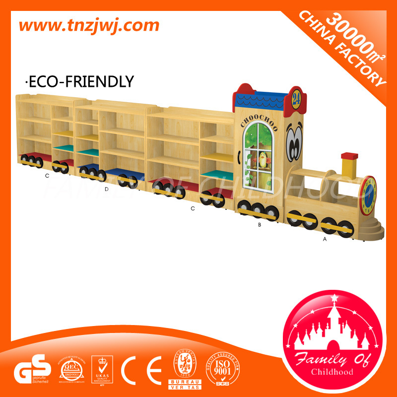 High Quality Kids Display Rack Train Model Storage Cupboard