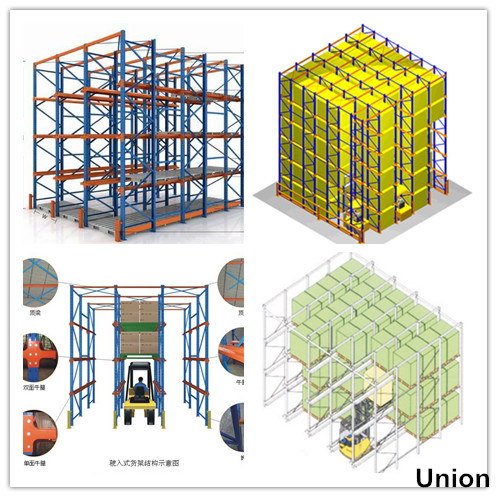 High Quality Steel Heavy Duty Drive-in Pallet Rack