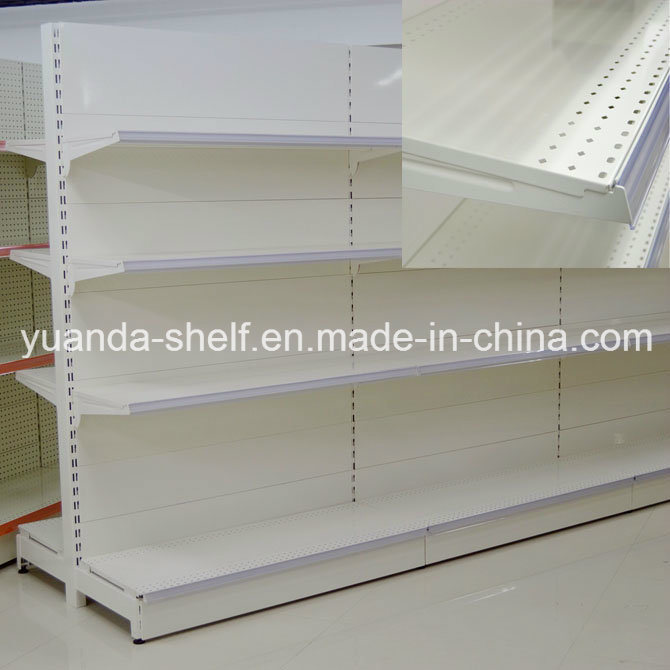 Double Face Metal Steel Supermarket Store Goods Display Shelf