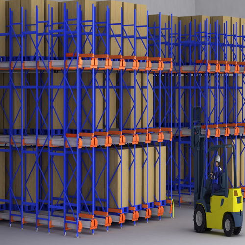 Automatic Radio Warehouse Storage Shuttle Pallet Racking