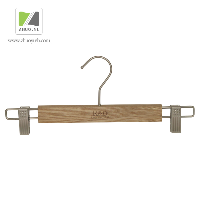 Ashtree Wood Skirt Hanger for Women Clothing Brand