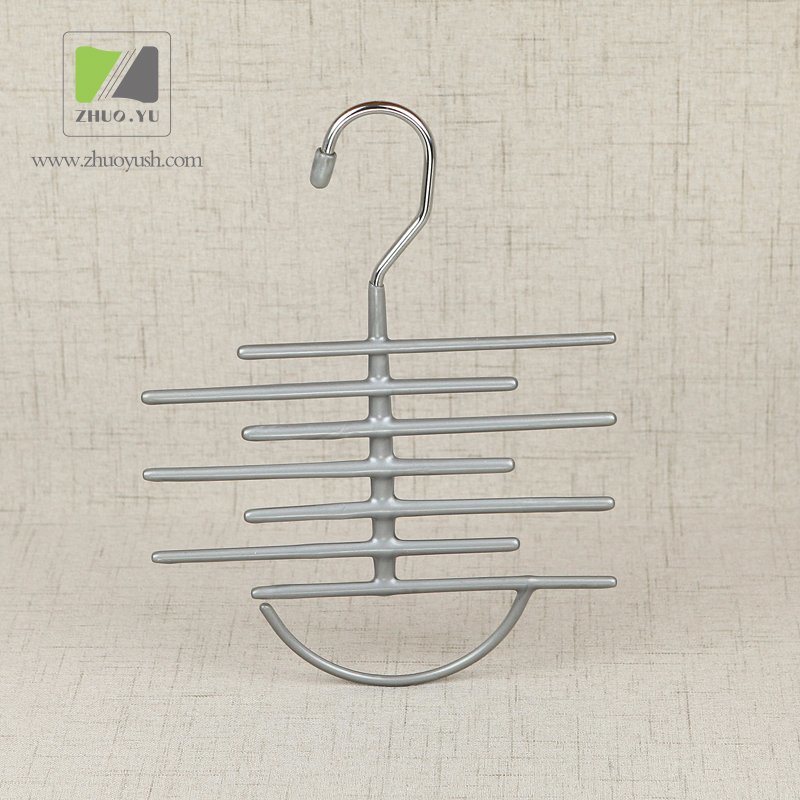 PVC Coated Metal Wire Towel Rack / Scarf Hanger