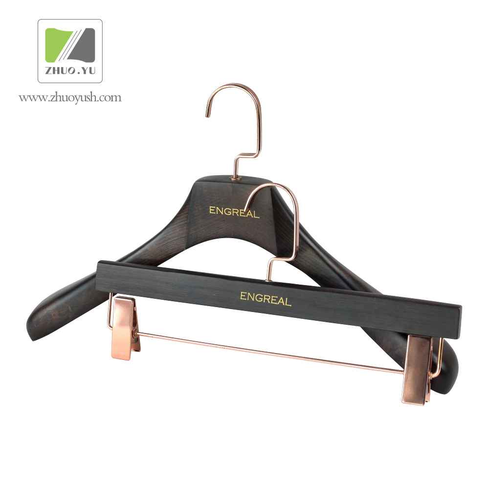 Beech Wooden Coat / Garment Hanger for Custom Clothes Brand