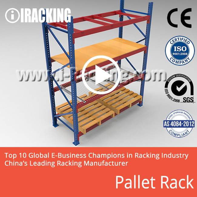 Heavy Duty Pallet Steel Warehouse Storage Shelf Racking