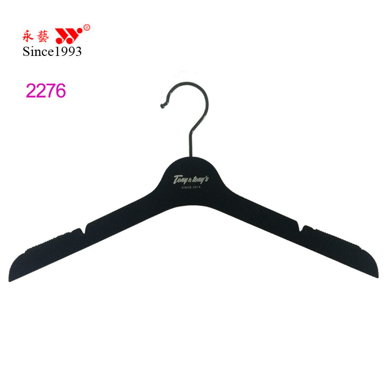 Anti Slip Luxury Custom Brand Female Dress Hanger with Notches