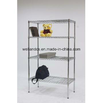 NSF Standard 250lbs Chrome Metal Wire Grid Display Rack (CJ9045180A4C)