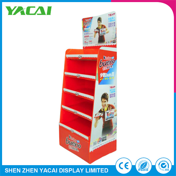 a Stand Paper Retail Floor Display Rack for Stores