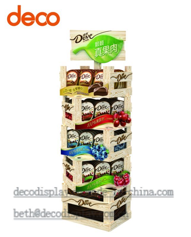 Corrugated Cardboard Display Paper Display Shelf for Retail